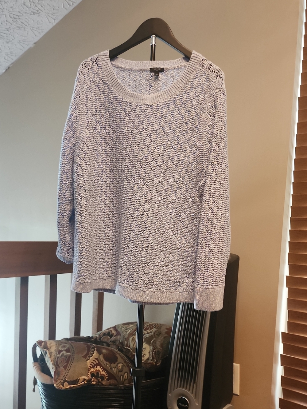 Talbots Marled Crewneck Sweater
